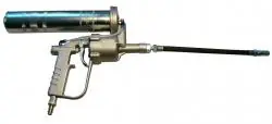 Mega-Angebot Lube-Shuttle Einhand-Druckluft-Fettpresse DF-LS - mit Gummipanzerschlauch