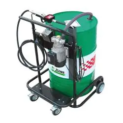 Viscotroll 200/2 mit Druckschalter - 9 l/min - 12 bar -1" IG - Trolley mit Zahnradpumpe zum Umfüllen von Öl Expressversand