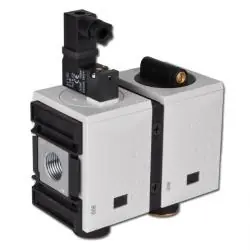 Bestseller Anfahrventil Futura II - 3400 l/min - Eingang 2,5-10 bar - G 1/2" Gewinde - 24 V= - für Druckluft & neutrale Medien