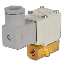 Magnetventil - 2/2-Wege - Messing - Mehrmedien - IG G 1/8" bis 1/4" - stromlos geschlossen - PN 0 bis 10 Online Kaufen