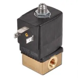 Super-Preis 3/2-Wege - Magentventil - Typ 6014 - Messing - neutrale Medien - G 1/8" oder G 1/4" - stromlos geschlossen oder geöffnet - PN 0 bis 16 bar