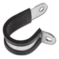 Rohrhalterungsschelle mit Gummi - Edelstahl - Breite 9 mm - Spannbereich-Ø 3 bis 50 mm Sonderangebot