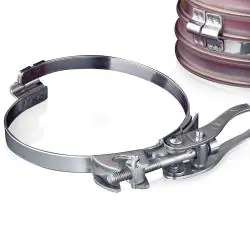 Schlauchschelle CLAMP 213 - passend zu Schlauch Ø -Innen 60 mm - Standard 9 mm Bandbreite - Preis per Stück Echt