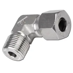 Sonderaktion Winkel-Einschraubverschraubung - Baureihe S - Edelstahl 1.4571 - Rohr-Ø 6 bis 38 mm - kon. AG NPT - PN 315 bis 630