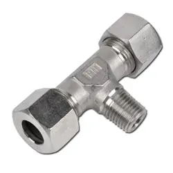 T-Einschraubverschraubung - Baureihe L - Edelstahl 1.4571 - Rohr-Ø 6 bis 42 mm - kon. AG NPT - PN 160 bis 315 Ausverkauf