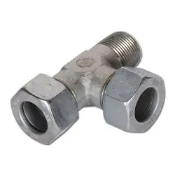 Saisonangebot L-Einschraubverschraubung - Baureihe L - Stahl verzinkt - Rohr-Ø 6 bis 42 mm - kon. AG NPT - PN 160 bis 250