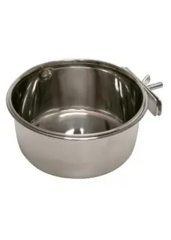 Letzte Chance Edelstahlnapf - mit Schraubbefestigung - 600 ml - Ø 13 cm