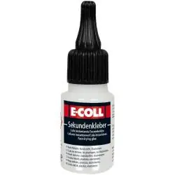 Sekundenkleber E-Coll - 20 g Flasche - silikonfrei - Preis per Stück Neu