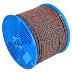 Sofort Bestellen Textil-Seil - Form E - UV-stabilisiert - Polypropylen geflochten - Preis per Rolle
