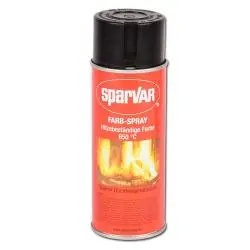 Hitzefester Sprühlack - Farbe schwarz - bis 650 °C - 400 ml Sprühdose Wochenendangebot