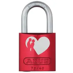 Neue Kollektion Vorhängeschloss - Modell 72 LoveLock - zum Absichern von Wertgegenständen oder Bereiche