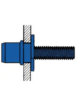Preiswert Blindnietschraube - Flachrundkopf - Standard - Gewinde M6 und M8