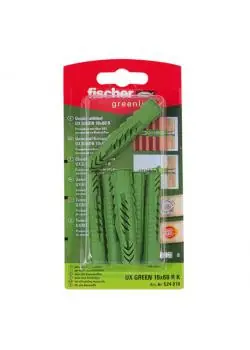 Preiswert Universaldübel UX GREEN 10x60 R K - mit Rand - SB-Karte