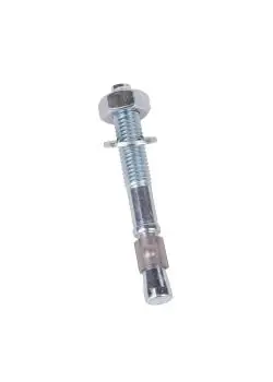 Top-Seller Bodenanker für Sicherheitsgeländer - Stahl verzinkt - Länge 85 mm - Ø 10 mm