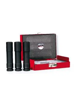 Bestseller 1/2" Stecknüsse (L) + Kunststoff Stop (3 S.)
