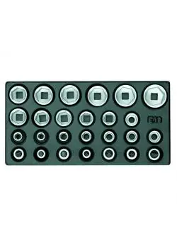Steckschlüssel-Einsatz-Satz - Antrieb 1/2" - 1/3 ES-Modul - SW 19-32 mm Top-Angebot