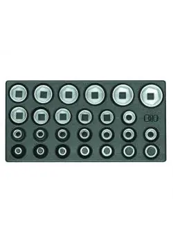 Steckschlüsseleinsatz-Set - Antrieb 1/2" 6-kant - in 1/3 ES-Modul - Gewicht 2,956 kg Top-Seller