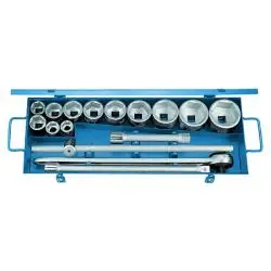 Direkt Vom Hersteller Steckschlüssel-Satz - Antrieb 3/4″ 16-teilig - UD-Profil - SW 22 bis 60 mm