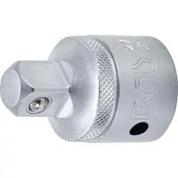 Günstig Adapter - matt verchromt, 1/2" außen - 3/4" innen