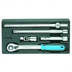 Zubehör für Steckschlüsseleinsätze 1/2 - in 1/3 ES-Modul - 5-teilig Super-Preis