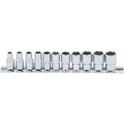 Preis Gesenkt SteckschlüsseleinsatzSet "BGS" - 1/4" Antrieb 11-tlg. - in Zoll