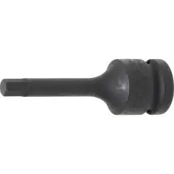 Zertifiziert Kraft Bit Einsatz - Innen-6-Kant - Antrieb 12,5 mm (1/2") - Größe 7 mm