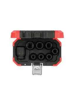GEDORE red Kraftschrauber-Steckschüssel-Satz - 1/2 Zoll - 8-teilig Zertifiziert