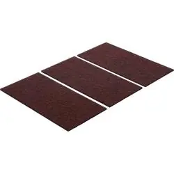 Neuheit Filzgleiter - braun - selbstklebend - Maße 100 x 200 mm - Inhalt 3 Stück