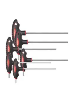 Letzte Chance GEDORE red 2K-T-Griff-Winkelschraubendreher-Satz - Innen-6-kant - 6-teilig