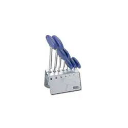 Zertifiziert Steckschlüssel-Satz - 6kant - 7-teilig - T-Griff - SW 2-8mm