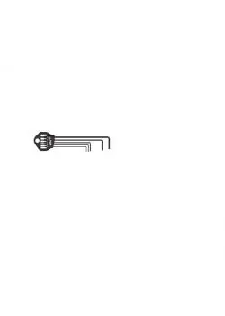 Neue Ware Stiftschlüssel - Satz (5-tlg.) - Sechskant - im Classic Halter - brüniert - Serie 352 HM5B