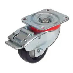 Online Kaufen Apparate-Lenkrolle mit Doppelstopp - Rad-Ø 80 bis 200 mm - Bauhöhe 108 bis 245 mm - Tragkraft 130 bis 450 kg