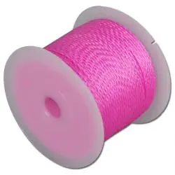 Finale Aktion Restposten - Maurerschnur - Universal "N 85 fluo" - Polypropylen - DIN 83307 Form E - fluoreszierend - Schnur-Ø 3 mm - Schnurlänge 100 m - pink - VE 1 Stk