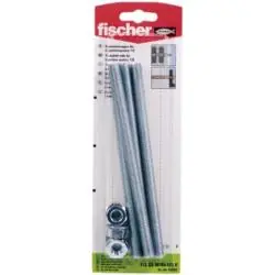 Wochenendangebot Injektions-Gewindeanker FIS GS - Gewinde M6 - Länge 110 mm - Inhalt 4 x Injektions-Gewindestange, Scheiben + Muttern